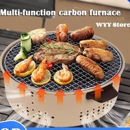 Outdoor Charcoal Barbecue Grill Portable Korean BBQ Grill Household Camping Grill Stove Smoker Grill