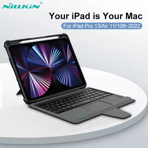 NILLKIN Magic Keyboard For iPad Pro 13 11 2024 Case Backlight Keyboard Case For iPad Air13 M2 For iP