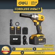 Deli Cordless Impact / Mesin Bor Cordless Impact Baterai 4 AH DL6532