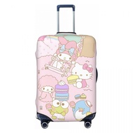 Sanrio Kuromi Hellokitty Design Printing Luggage Cover Protector Washable Elastic Suitcase Cover Dustproof Anti-Scratch/Luggage Cove