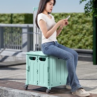 Outdoor Folding Camping Cart, Market Cart, Grocery Cart, Push Cart, Camping Trolley, Storage Trolley