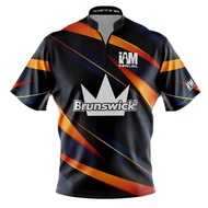 Brunswick DS Bowling Jersey - Design 2014-BR Bowling jersey Polo shirt