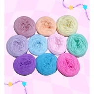 Soft Indophil Yarn 4ply Pastel / Rainbow Set / Cottony Yarn 4ply (50grams)