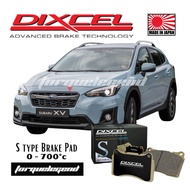 (SUBARU XV 11-17 /BRZ/TOYOTA GT86) DIXCEL BRAKE PAD S TYPE 700°C FRONT S 361055