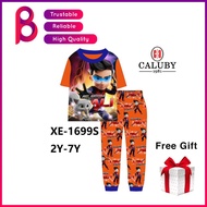 Caluby Pyjamas Kids 2 to 7 years Boys Ejen Ali Agent Ali Ajen Ali Agen Ali Baju Tidur Baju Pyjamas B