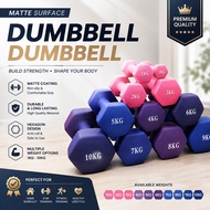 1KG / 4KG Hexagon Dumbbell Set | Home Gym Fitness Exercise Weight Training Workout Strength Muscle D