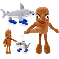 25CM Tung Tung Tung Sahur vs Tralalero Tralala Plush Doll Tung Tung Tung Sahur Plush Toy Game Collec