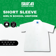 SWAN Premium Soft Collar White Shirt Short Sleeve(Girl)School Uniform