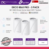 TP-Link Deco BE65 Pro BE11000 Whole Home Mesh WiFi 7 System / 11 GBPS Tri-Band Router - 3-Pack