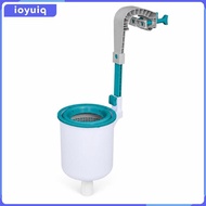 Molded Plastic Clamp-on Pool Skimmer Debris Basket Skimmer Floating Debris Collector