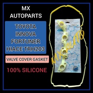 100% SILICONE VALVE COVER GASKET WITH PLUG SEAL TOYOTA INNOVA 1TR-FE FORTUNER 2.7 2TR-FE HIACE TRH20