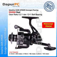 Debao Dark Spider DS2000 Spinning Reel 5.2:1 12+1 Ball Bearing Pancing
