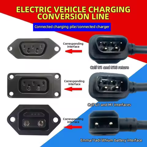 Niu Electric Vehicle N1s Charger Conversion Plug Adapter N1 N1S M1 U1 G0 G1 G2 Charging Socket M1M+U