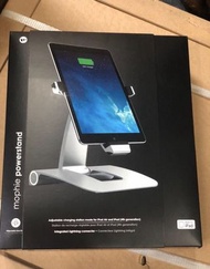 全新mophie 充電式支架 可調校高低 90度角轉 金屬支架