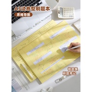 Three Years Second Class A3 Test Paper Type Pattern Paper Tearable Questions Scrapbook Large Size Th