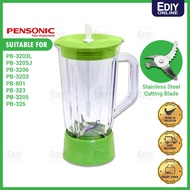 Pensonic Blender Jug Jag Replacement for PB3205DJ PB3206 PB3205 PB3203 PB3301 PB801