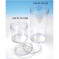 Plastic Container - Cylinder W/Cover - H 15 cm