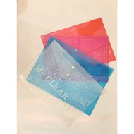 My CLEAR full-color A4/F4 button cover, My CLEAR full-color A4/F4 document button cover (1 piece)