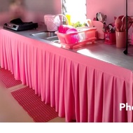 skirting top table atau sinki dapur.