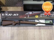二手寄賣 近全新 日本馬牌 MARUI VSR-10 (木頭色)NO.01 手拉空氣狙擊槍