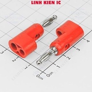 [3 Pieces]- Male Banana Head 4mm Length 41mm Red V1 Linhkien IC