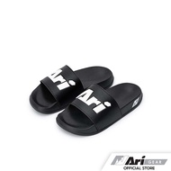 ARI KIDS SLIDE SANDALS - BLACK/WHITE รองเท้าแตะเด็ก อาริ SANDALS สีดำ