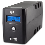 UPS ETECH เครื่องสำรองไฟ UPS ETECH ego By Zircon UPS 1000VA เครื่องสำรองไฟ มีจอ LCD แสดงผลทาง ไฟฟ้า