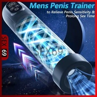 【Male penis pump】Electric Penis Enlarge Vacuum Pump Auto LCD pump for men penile enlargement trainin