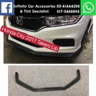 Honda City Gm6 Facelift 2017-2019 Takero Front lip V lip