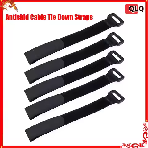 5pcs/Lots Black Durable Antiskid Cable Tie Down Straps For Rc Car Battery Rc Crawler Tool 2cm*20cm/2