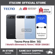 TECNO POVA Slim 5G Curved Smartphone 16(8+8)GB RAM + 256GB ROM Mediatek Dimensity 6400 5G NFC