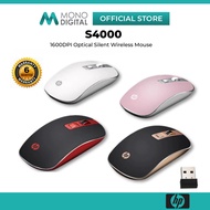 HP S4000 (2.4GHZ) / FM530A (2.4GHZ + BT) 1600DPI OPTICAL SILENT WIRELESS MOUSE LIGHT WEIGHT MICE FOR