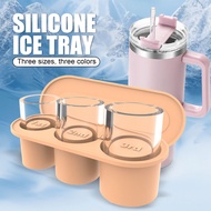 Stanley Ice Cube Tray Silicone TYESO Ice Cube Mold Ice Mold Container with Cover for Stanley and TYE