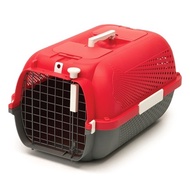*Ready Stock* #41383 Catit Cat Carrier (Medium) #200 (Cherry Red / Grey) (56.5 L x 37.6 W x 30.8 H)c