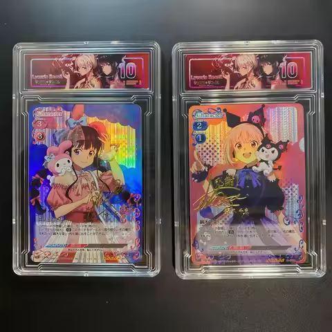 Anime Lycoris Recoil DIY Hot Stamping Flash Exclusive Card Brick Set ACG Goddess Story Inoue Takina 