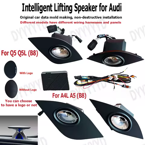 Auto Tweeter Lifting Speaker for Audi A4 B8 A6 A7 C7 C8 Q5 Q7 Q8 4M Car Media Speakers Electronic In