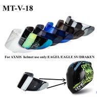 MT-V-18 Motorcycle Shield windshield For EAGLE SV/AXXIS helmet EAGEL/DRAKEN AXXIS Motorc