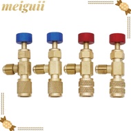 MEIGUII Safety Valve Adapter, Leakproof R410a R22 Air Conditioning Valve, High quality Non-freezing 