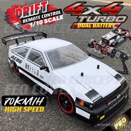 [TURBO 70KM/H]FEO 1:10 RC CAR DRIFT 4WD High Speed Racing Car 43CM Vehicle Rc Drift Car Rc Car 2.4G 