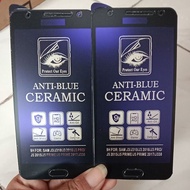 TEMPERED GLASS BLUE SAMSUNG J3/J310/J3 PRO/J5 2015/J5 Prime/J330 ANTI RADIATION ANTI BREAK
