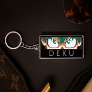 GANTUNGAN Bokuno Hero Academia Deku Bakugo All Mighty Anime Series Keychain For Motorcycle Keychain 
