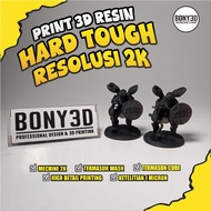 3D Resin Hard Tough ABS Print 2K Resolution