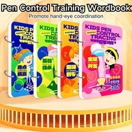16 Pages Magic Tracing Book for Kids Pre-school Reusable Tracing Workbook With Erasable Pen Educatio