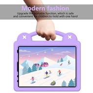 Suitable for iPad 10th Generation 10.9 2022 Air 4 5 10.9 Pro 11 2018/2020/2021 Cute Pattern Children's EVA Cushion Cover with Built-in Handheld Foldable Stand Tablet Cover