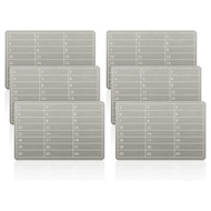 6pcs Plates Stainless Steel Wallet Crypto Cryptocurrency Storage Crypto Wallet for Bitcoin Hardware