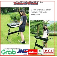 Hebikuo Z Style Digital Piano Keyboard Stand - Q-1B - Black - Q7HX01BK
