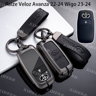 XINFAN For Toyota Raize / Veloz / Avanza  2022 - 2024 / Wigo 2023 - 2024 Remote Key Case Cover Zinc Alloy Key Fob Shell Accessories