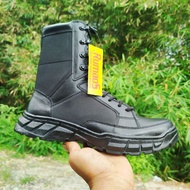 Rumaos zadah01 sepatu PDL TNI POLRI SECURITY kulit ankle boots dinas lapangan hitam