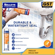 Selleys Silicone Adhesive S601 300g Silicone Sealant Fix Gap Sealant Sink Sealant