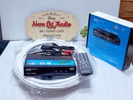 Đầu thu Kỹ thuật số DVB T2 VTC T201 xem truyền hình miễn phí trọn đời ( Tặng Kèm Bộ AngTen 15m Dây )